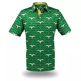 Wasters 3.0 Iwa Flock - OGA Men's Polo - Grass Green