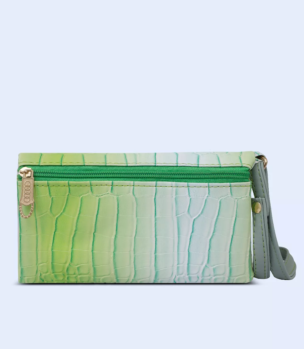 WB2393-Mint green-Women Shoulder Bag