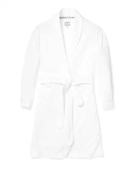 Women's Pima Robe in White