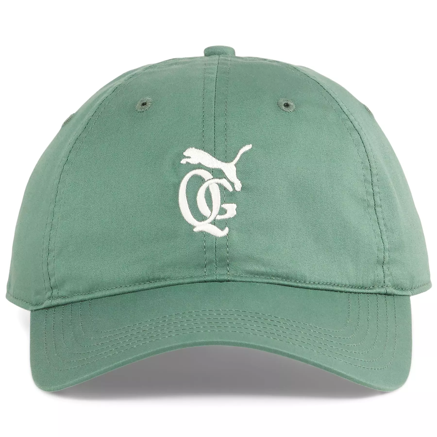 x QGC Embroidered Dad Hat Green - SS24