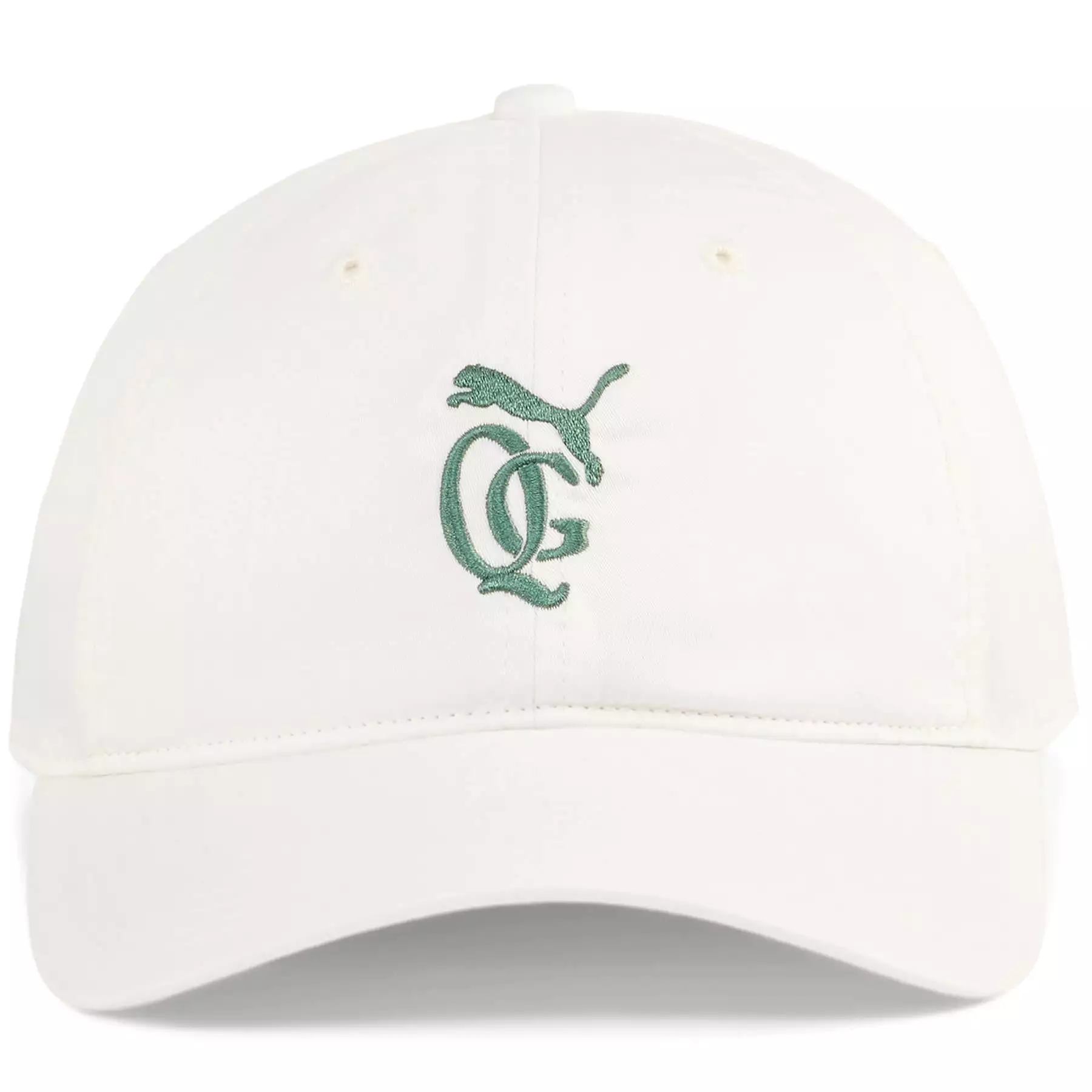 x QGC Embroidered Dad Hat White - SS24