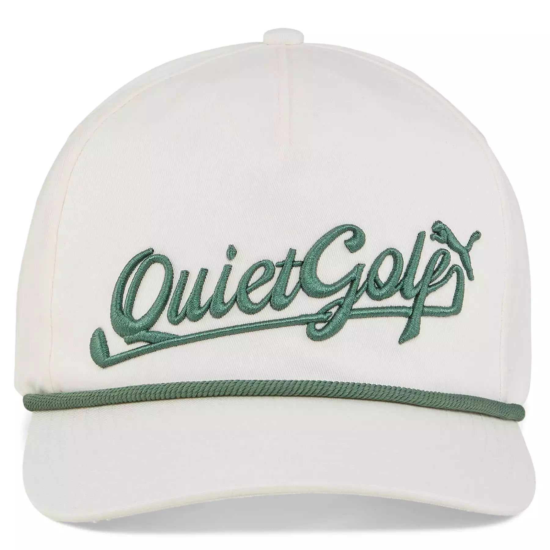 x QGC Embroidered Rope Hat White - SS24