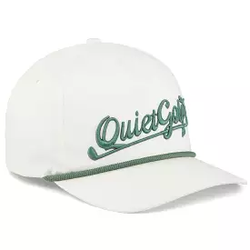 x QGC Embroidered Rope Hat White - SS24